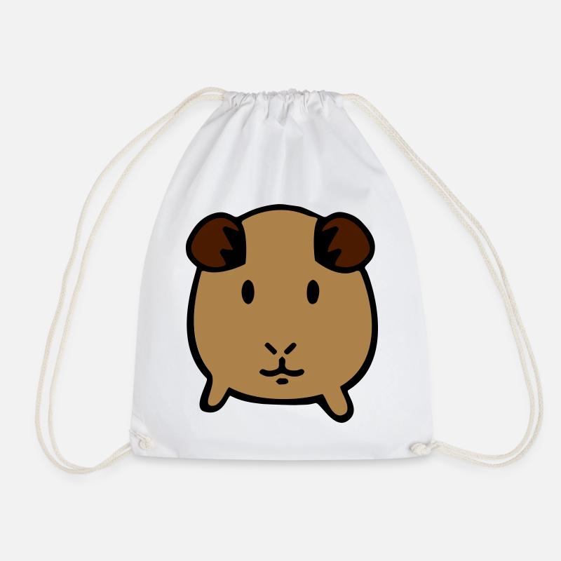 Meerschweinchen - Turnbeutel - Weiß