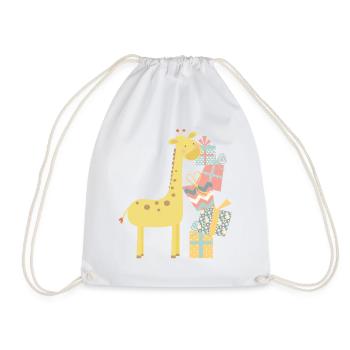Girafe - Sac de sport léger - blanc - Devant