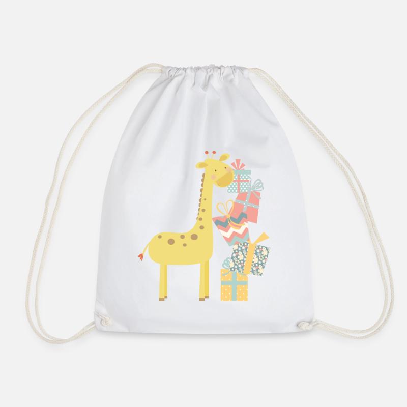 Giraffe - Turnbeutel - Weiß