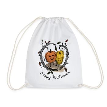 Citrouilles Happy Halloween - Sac de sport léger - blanc - Devant
