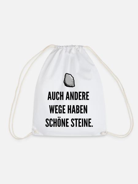 AUSSI, D'AUTRES FAÇONS, ONT DE BELLES PIERRES. - Sac de sport léger - blanc
