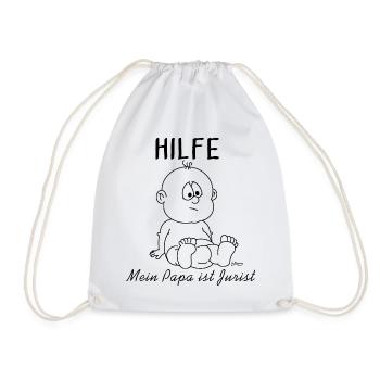 Au secours, mon père est avocat - Sac de sport léger - blanc - Devant