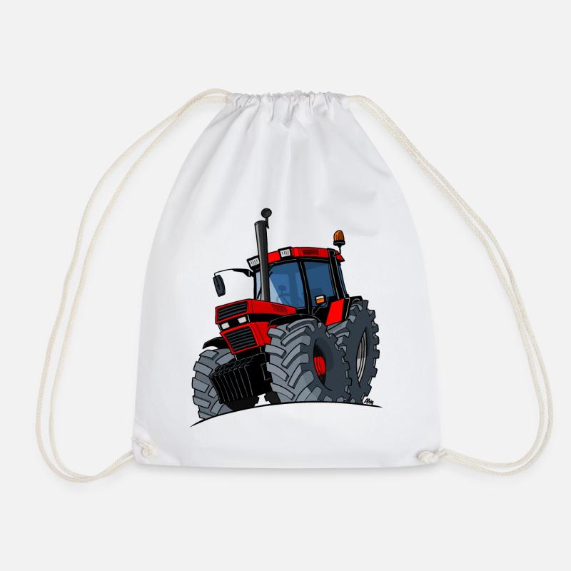 0856 case - Drawstring Bag - white