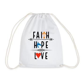 Jésus, Jésus, Jésus chrétien chrétien chrétien chrétien - Sac de sport léger - blanc - Devant