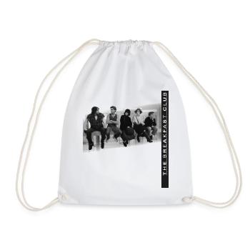 The Breakfast Club Characters In Black And White - Drawstring Bag - white - Front