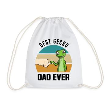 Amoureux des gecko - Sac de sport léger - blanc - Devant