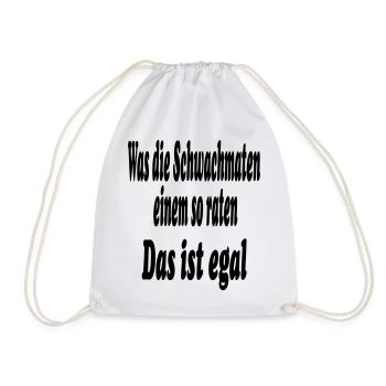 Schwachmaten - Turnbeutel - Weiß - Vorne