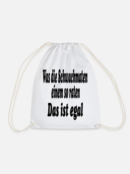 Schwachmaten - Turnbeutel - Weiß