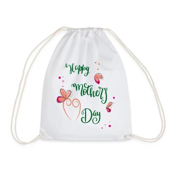 Happy Mothers Day - Drawstring Bag - white - Front
