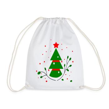Noël, Arbre De Noël - Sac de sport léger - blanc - Devant