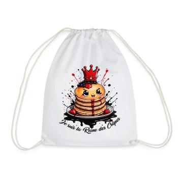 Je suis la reine des crêpes, meilleure cuisinière - Sac de sport léger - blanc - Devant