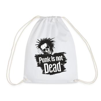 Punk Is Not Dead Punk Rock Punker Punk Rocker Rock - Drawstring Bag - white - Front