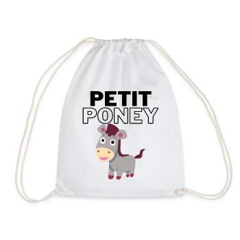 Little pony - Drawstring Bag - white - Front