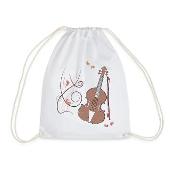 Violoncelle Instrument de musique - Sac de sport léger - blanc - Devant