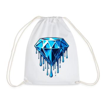 Diamant - Turnbeutel - Weiß - Vorne