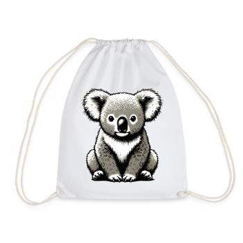Koala - Turnbeutel - Weiß - Vorne