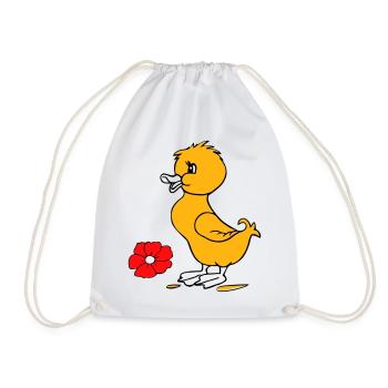 Poussins de Pâques Joyeuses Pâques - Sac de sport léger - blanc - Devant
