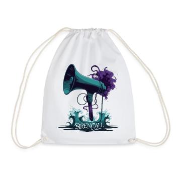 Megaphone Siren Call - Drawstring Bag - white - Front