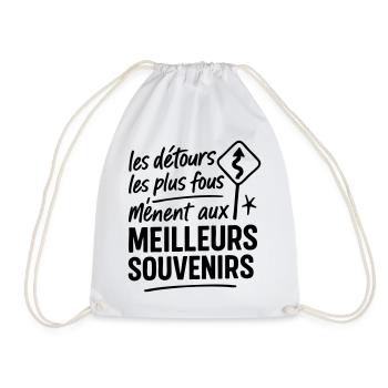 Illustration Éco-Responsable Nature - Sac de sport léger - blanc - Devant