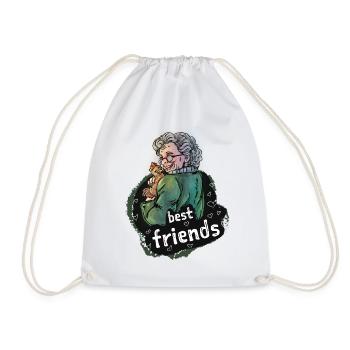 La grand-mère des poules - Sac de sport léger - blanc - Devant