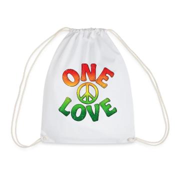Life Is Better With Reggae Rasta Vibes Culture - Turnbeutel - Weiß - Vorne