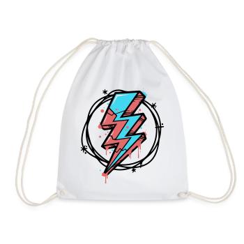 Foudre de style urbain - Sac de sport léger - blanc - Devant