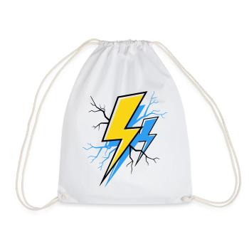 Rayon Bleu Jaune - Sac de sport léger - blanc - Devant