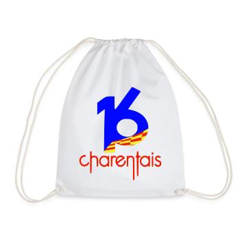  16 Charentais Bleu Rouge - Sac de sport léger - blanc - Devant