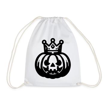 Roi de la citrouille - Sac de sport léger - blanc - Devant