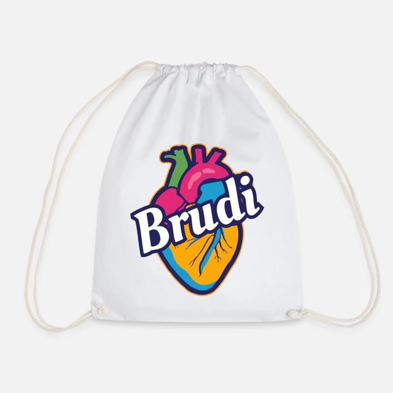 Brudi - Turnbeutel - Weiß