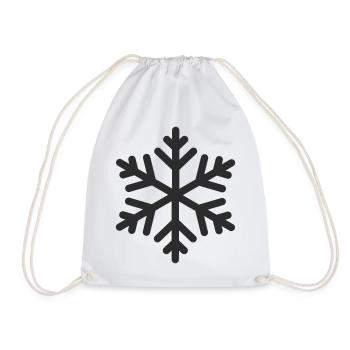Flocon de neige géométrique - Sac de sport léger - blanc - Devant