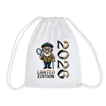 Limited Edition Retired Grandpa - Drawstring Bag - white - Front
