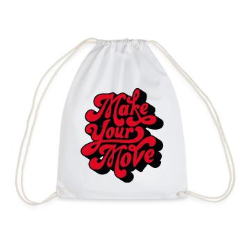Faites votre amour un script rétro - Sac de sport léger - blanc - Devant