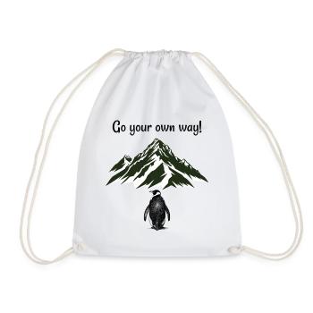 Va à ta façon ! - Sac de sport léger - blanc - Devant