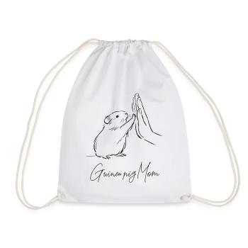 Guinea pig Mom - Turnbeutel - Weiß - Vorne