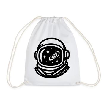 Astronaut  - Turnbeutel - Weiß - Vorne