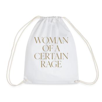 Woman of a Certain Rage Design for Brave Ladies - Drawstring Bag - white - Front