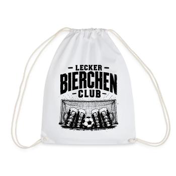 Lecker Bierchen Club Fußball 2026 Edition - Turnbeutel - Weiß - Vorne