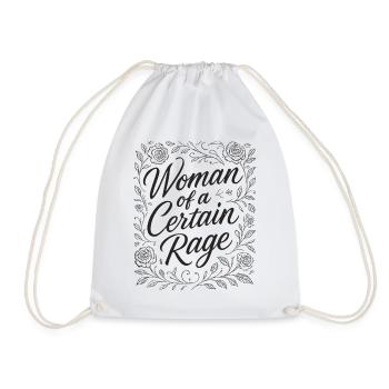 Rage : Déclaration pour les femmes féministes fortes - Sac de sport léger - blanc - Devant