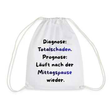 Instandhaltung T-Shirt Lustiges Geschenk Handwerk! - Turnbeutel - Weiß - Vorne
