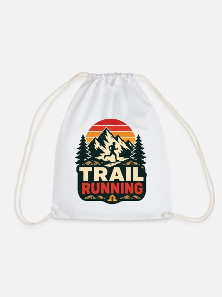 Trailrunning - Turnbeutel - Weiß