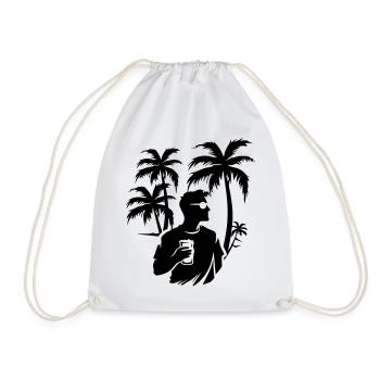 Fête Silhouette Holiday - Sac de sport léger - blanc - Devant