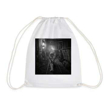Wildcat Mine Noir Série Vintage Animal Crime - Sac de sport léger - blanc - Devant