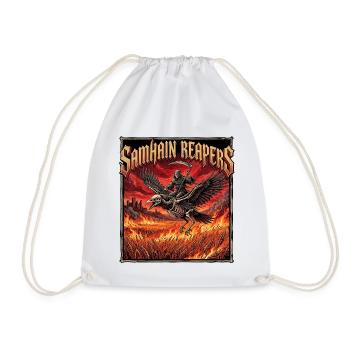 Heavy Metal Halloween - Drawstring Bag - white - Front
