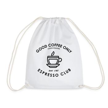 T-shirt Tri-blend du Club Espresso Seul Bon Café Seul - Sac de sport léger - blanc - Devant