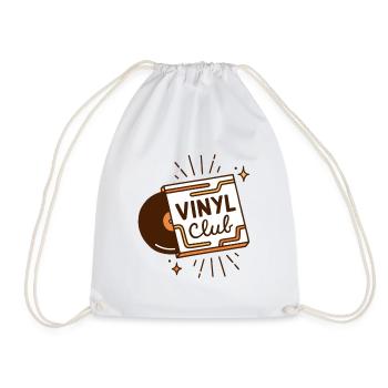 Vinylclub-Analog-Musikästhetik - Turnbeutel - Weiß - Vorne