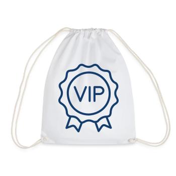 VIP Premium Badge Icon Symbol Illustration Design - Turnbeutel - Weiß - Vorne