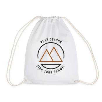 Haute saison : Trouvez votre thème du sommet - Sac de sport léger - blanc - Devant