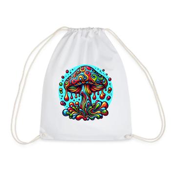 MUSHROOM - Turnbeutel - Weiß - Vorne