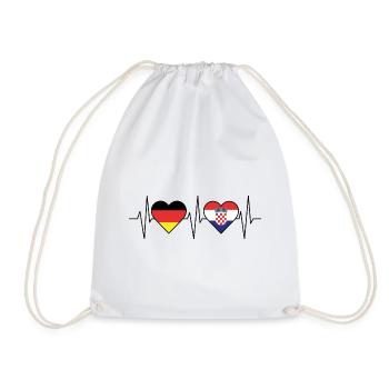 Pulse Gift Croatia Home Holiday - Drawstring Bag - white - Front